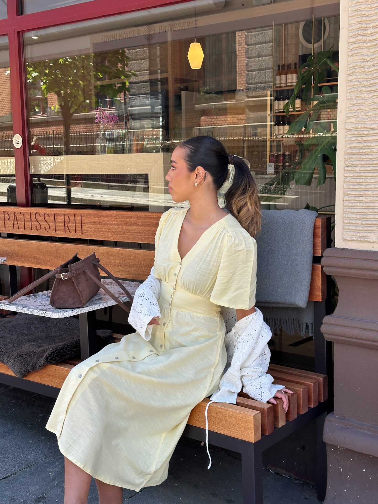 JDYNORA Midi Dress - Gul